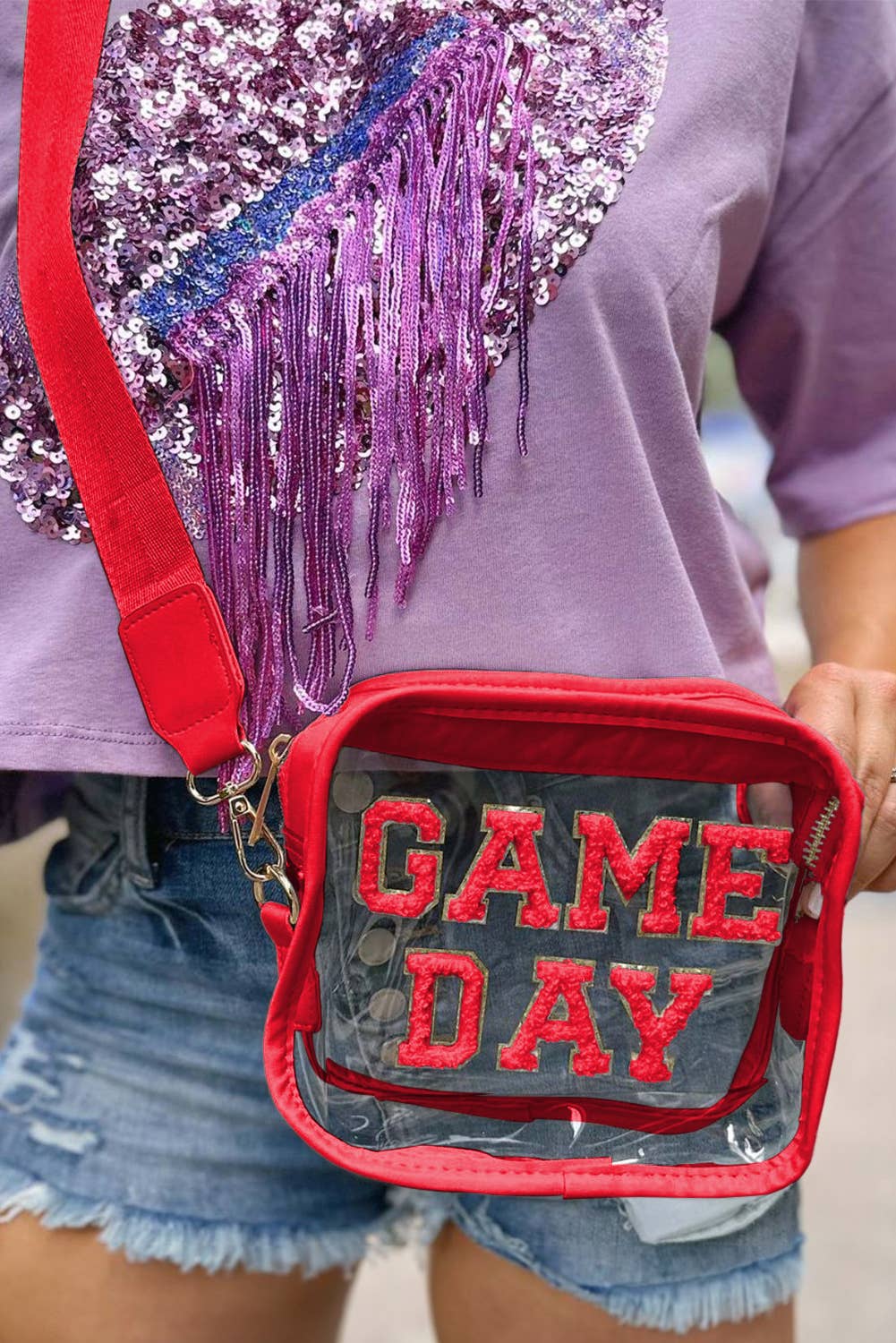 LDC GAME DAY Rugby Football Clear Shoulder Bag